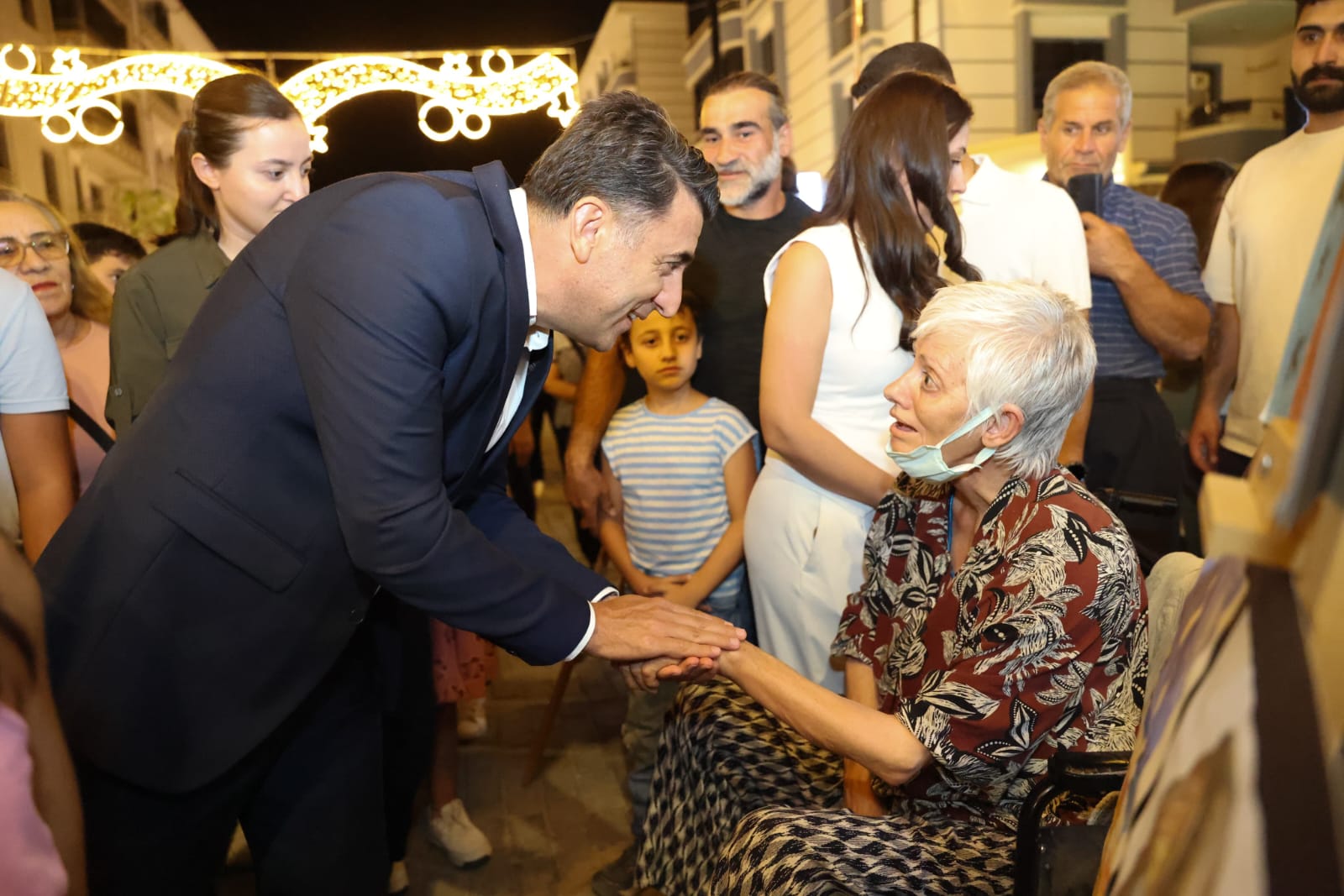 Başkanla Fotoğraflar